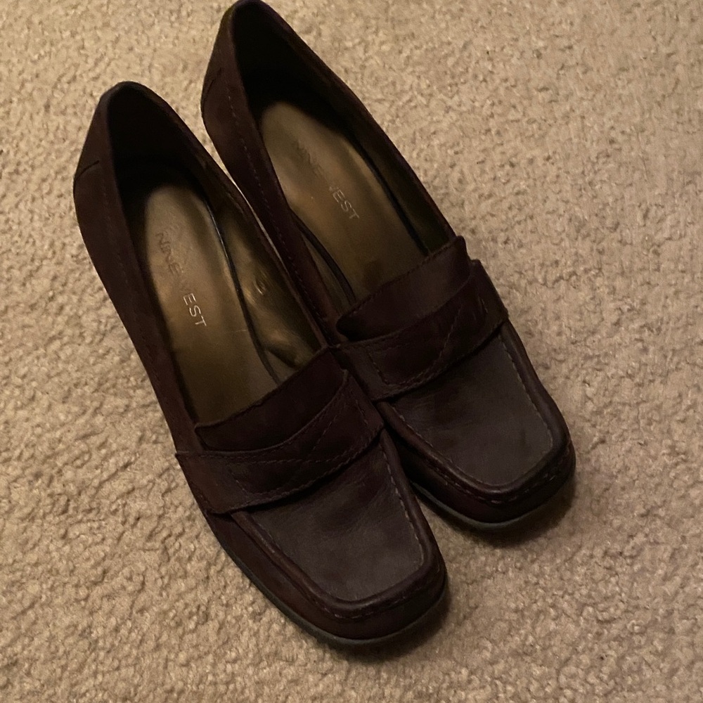 Nine West Women's Dark Brown Flats